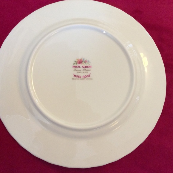 Moss Rose dinner plate Royal Albert Beautiful Condition - Picture 3 of 7